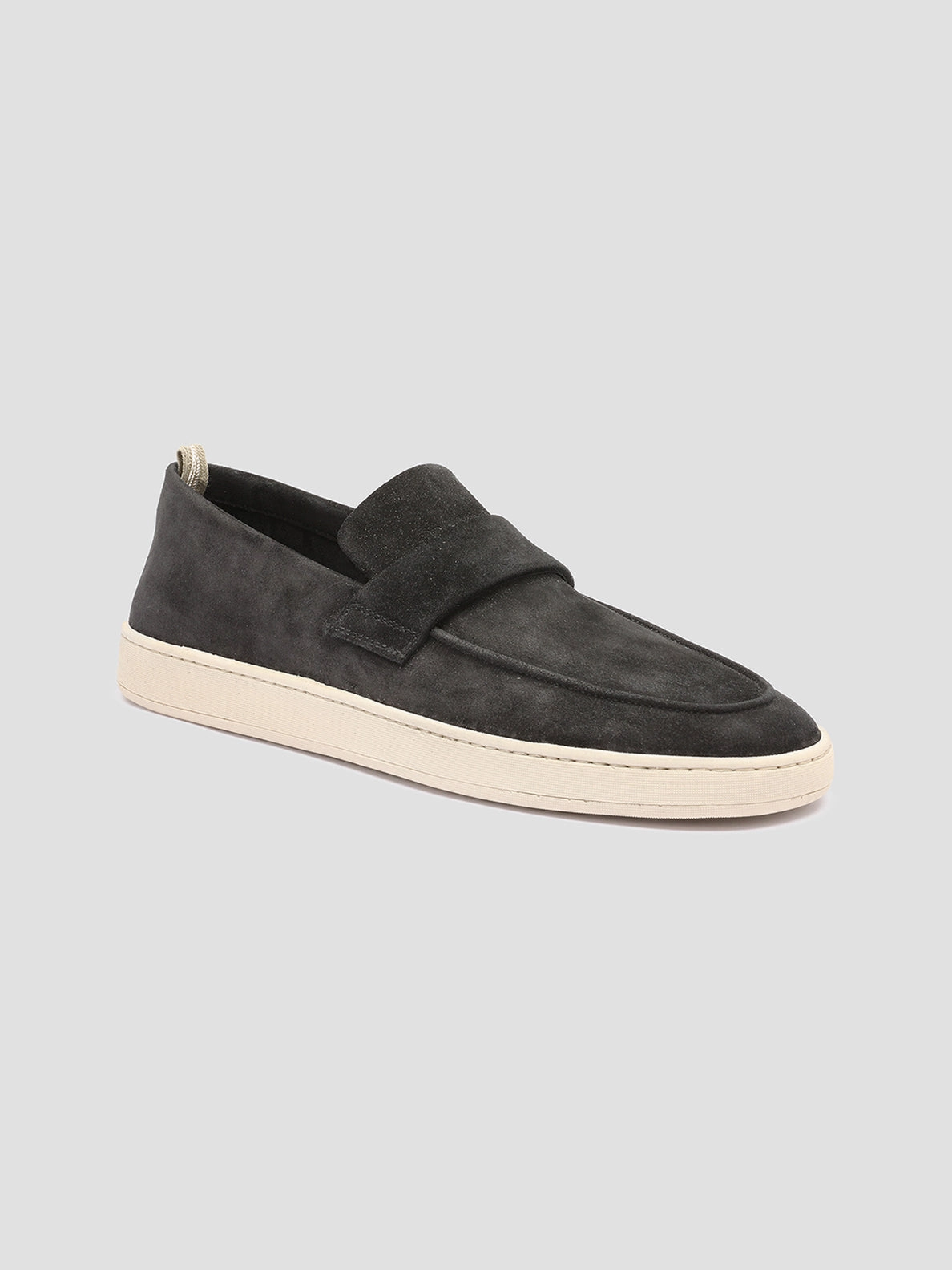 HERBIE 001 - Black Suede Penny Loafers Loafers And Leather Jacket