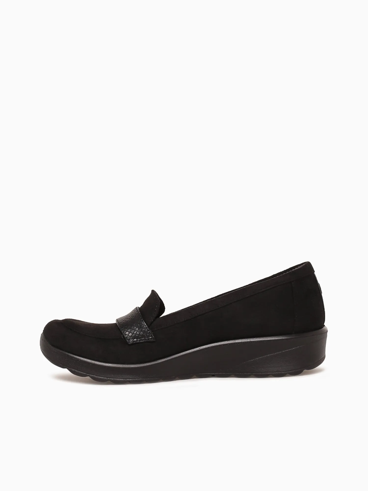 Leah Loafers Gamma 2 Black Fabric