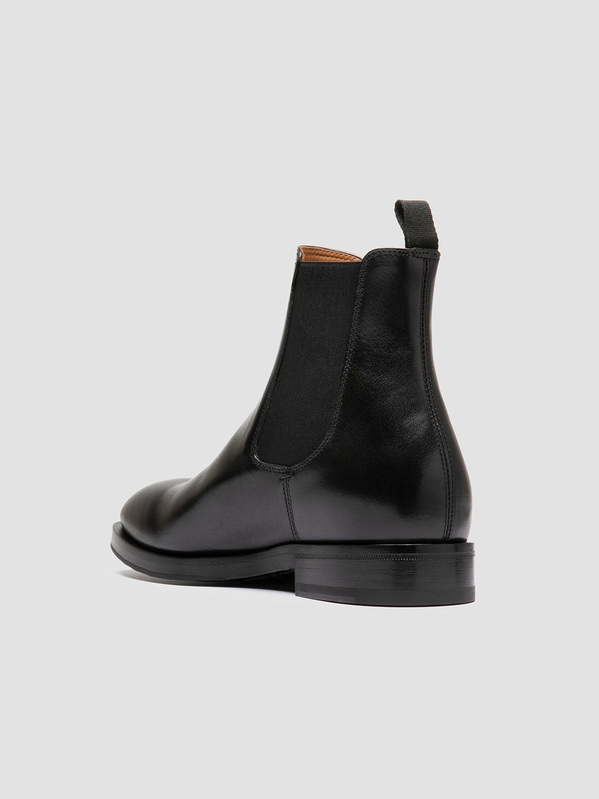 Fishing Wading Boots ORTEGA 003 - Black Leather Chelsea Boots