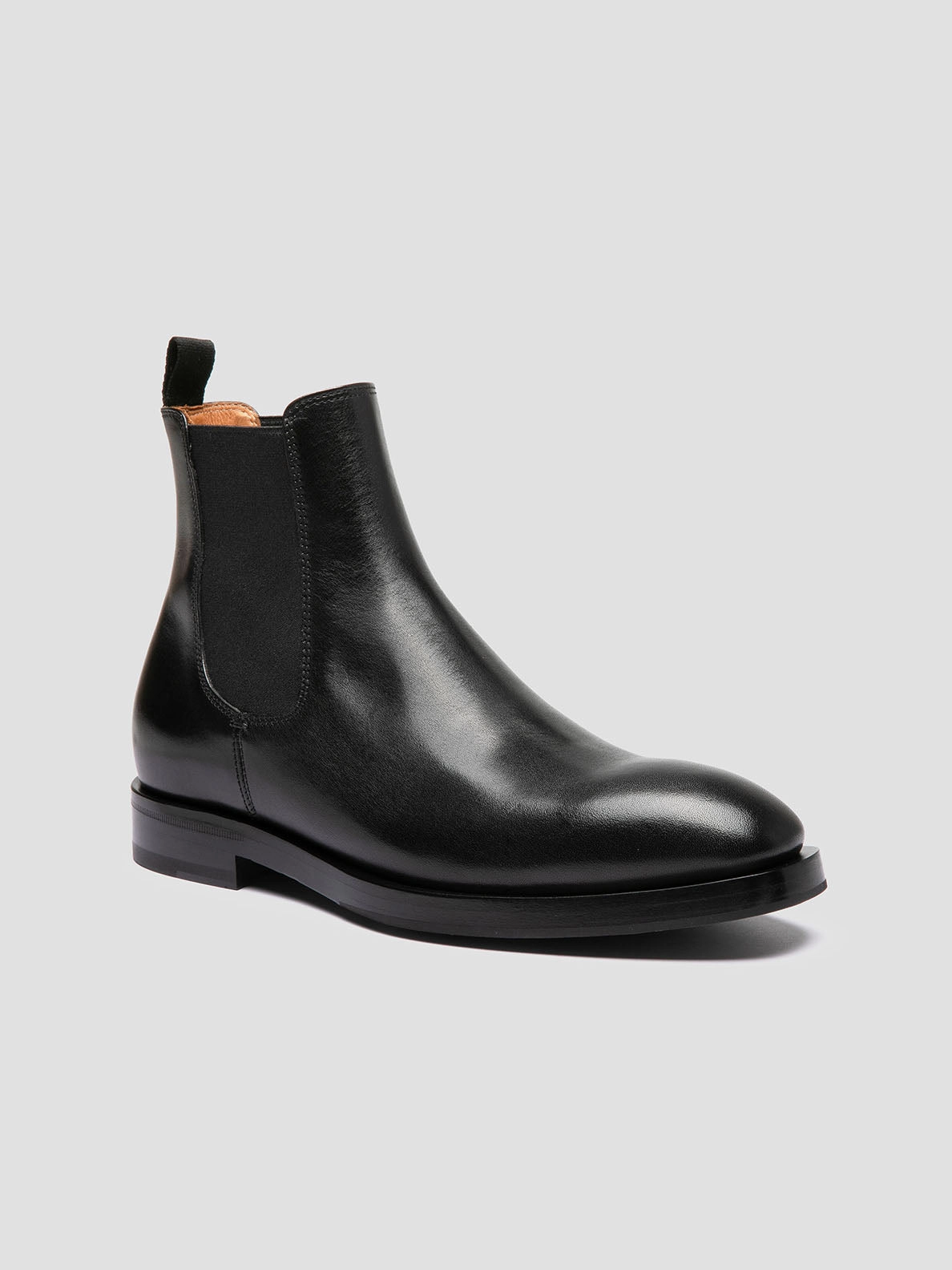 ORTEGA 003 - Black Leather Chelsea Boots Met Guard Work Boots