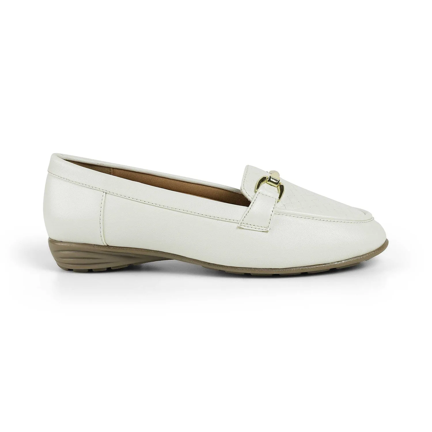 Tresmode Mor White Women's Casual Loafers All Star Loafers