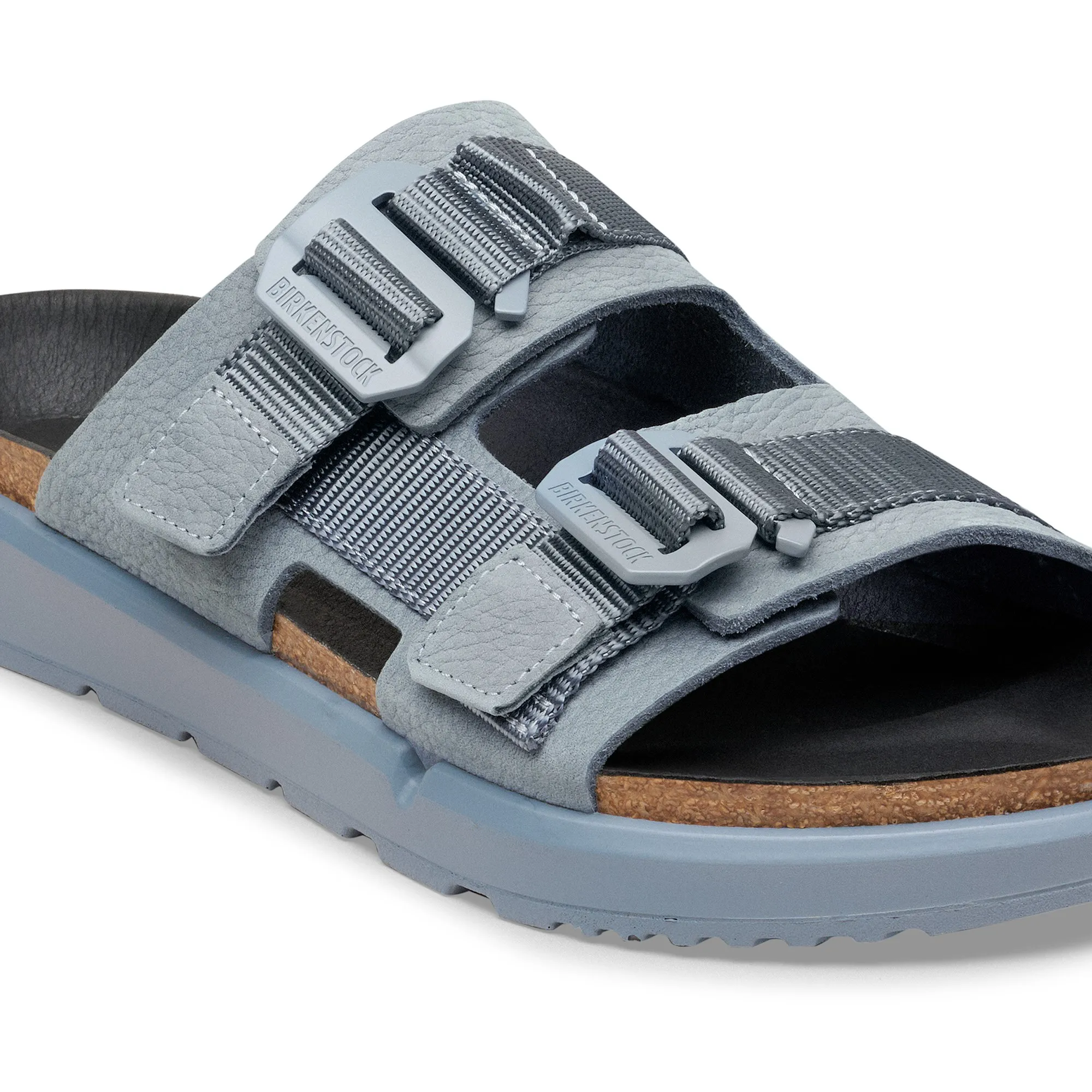 Sandals Water Shinjuku 2 Strap Natural Leather/Textile Basalt Gray