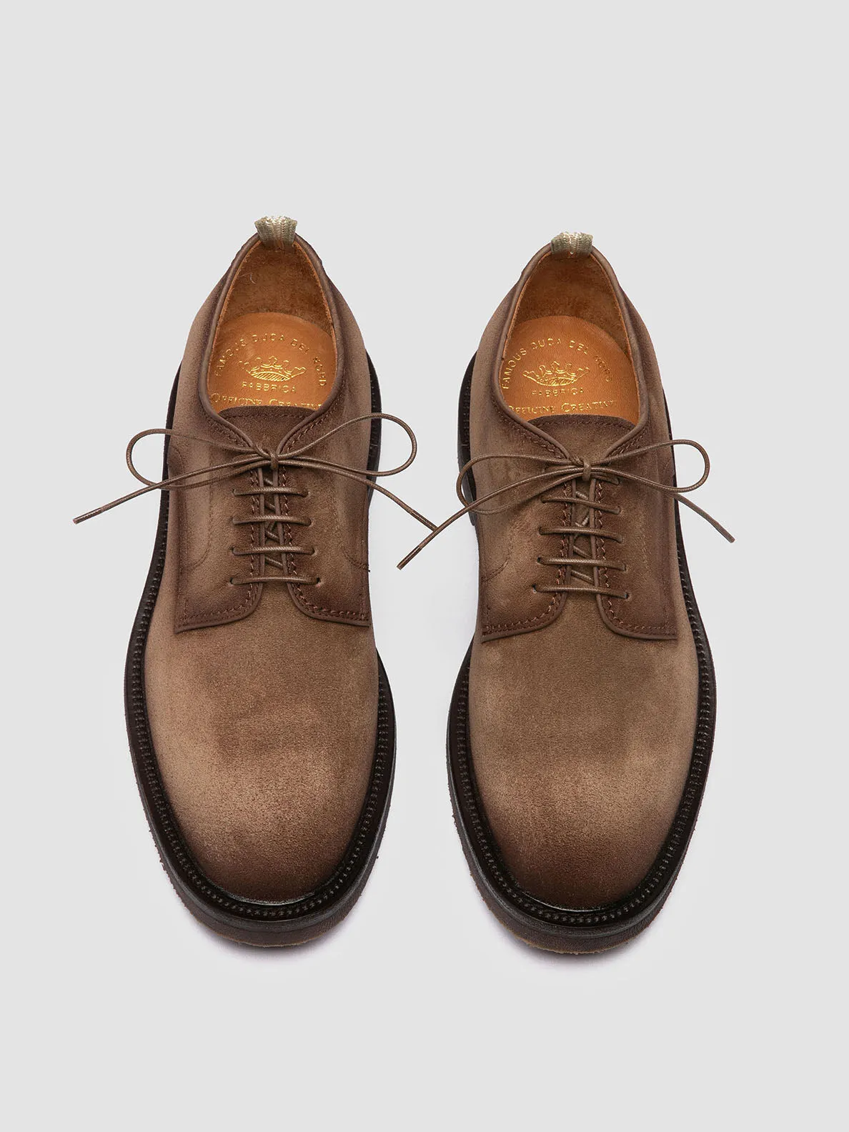 HOPKINS FLEXI 208 - Brown Suede Oxford Shoes Oxford Casual Shoes