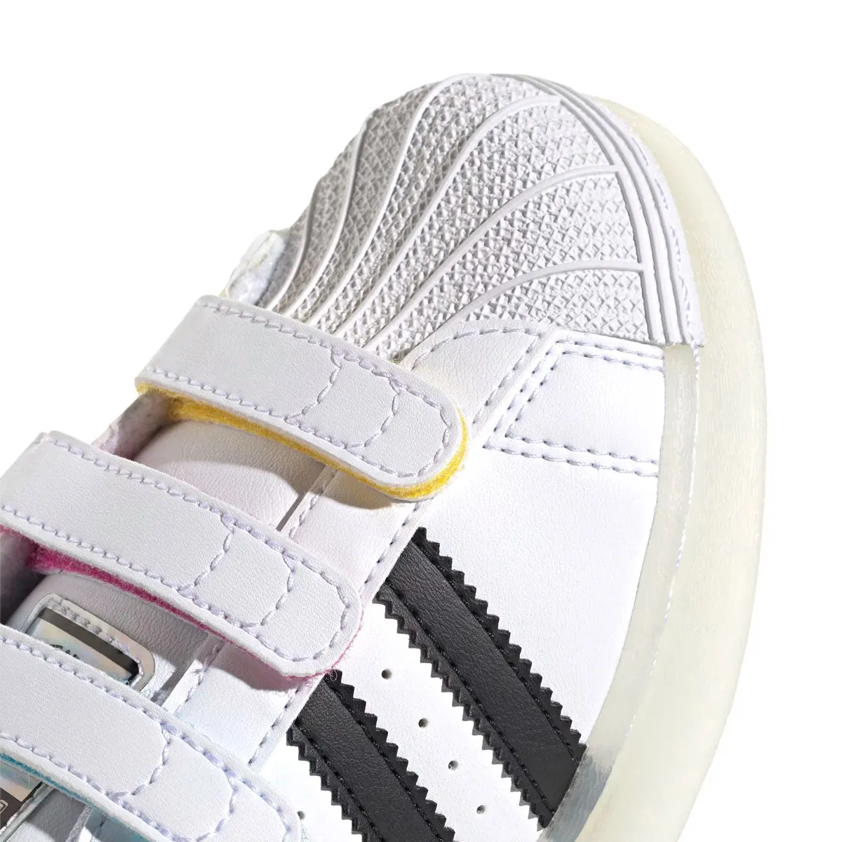 Run Adidas Shoes Kids Superstar 360 LED 'Cloud White Core Black'