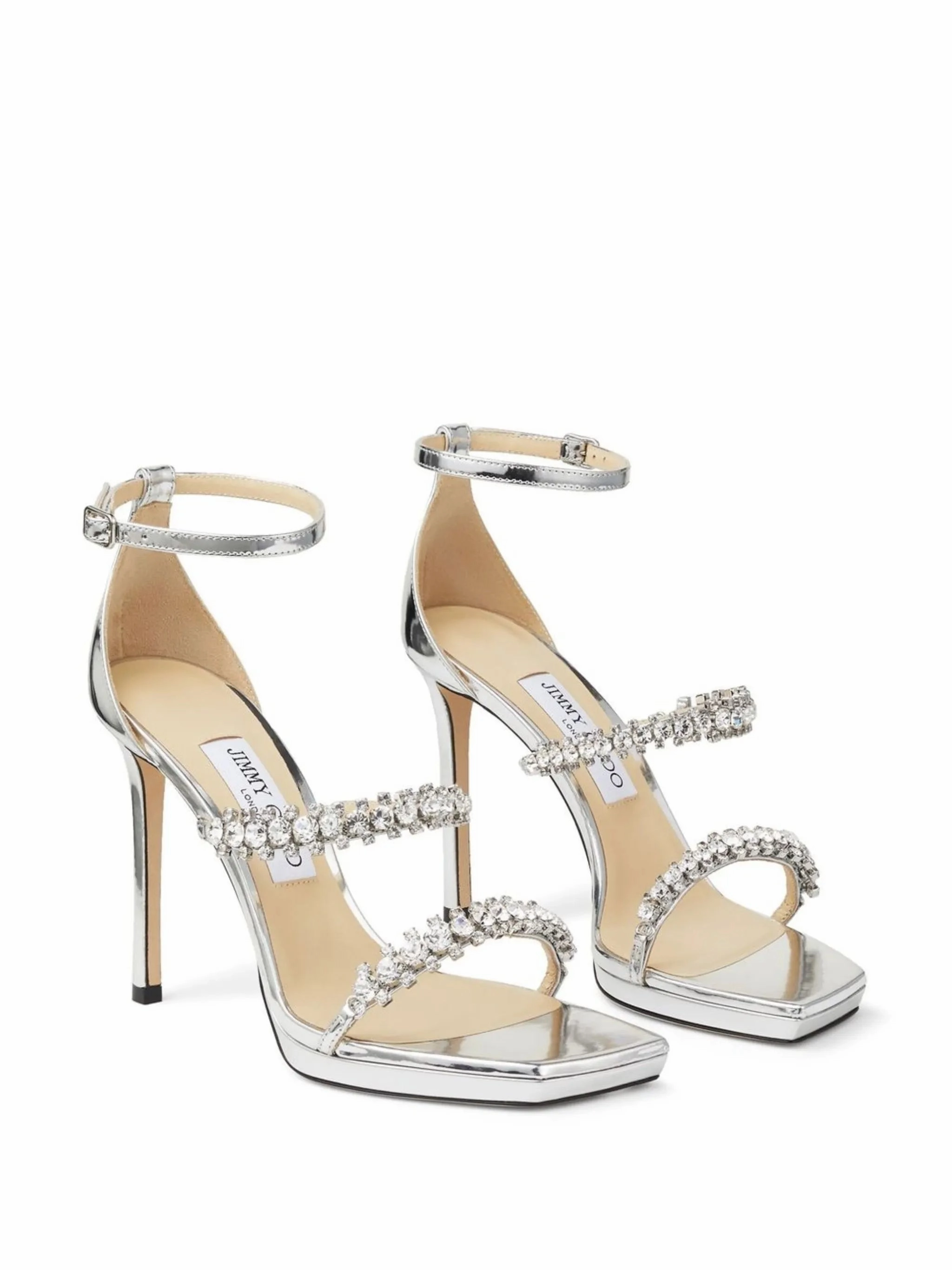 Bing metallic 105mm sandals Sandals Travel Agents