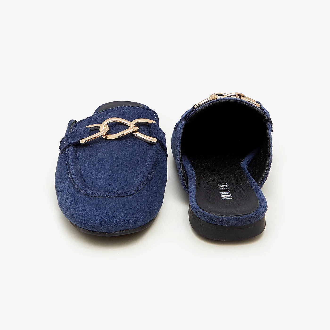 Suede Mules for Women Plantar Fasciitis Shoes For Flat Feet