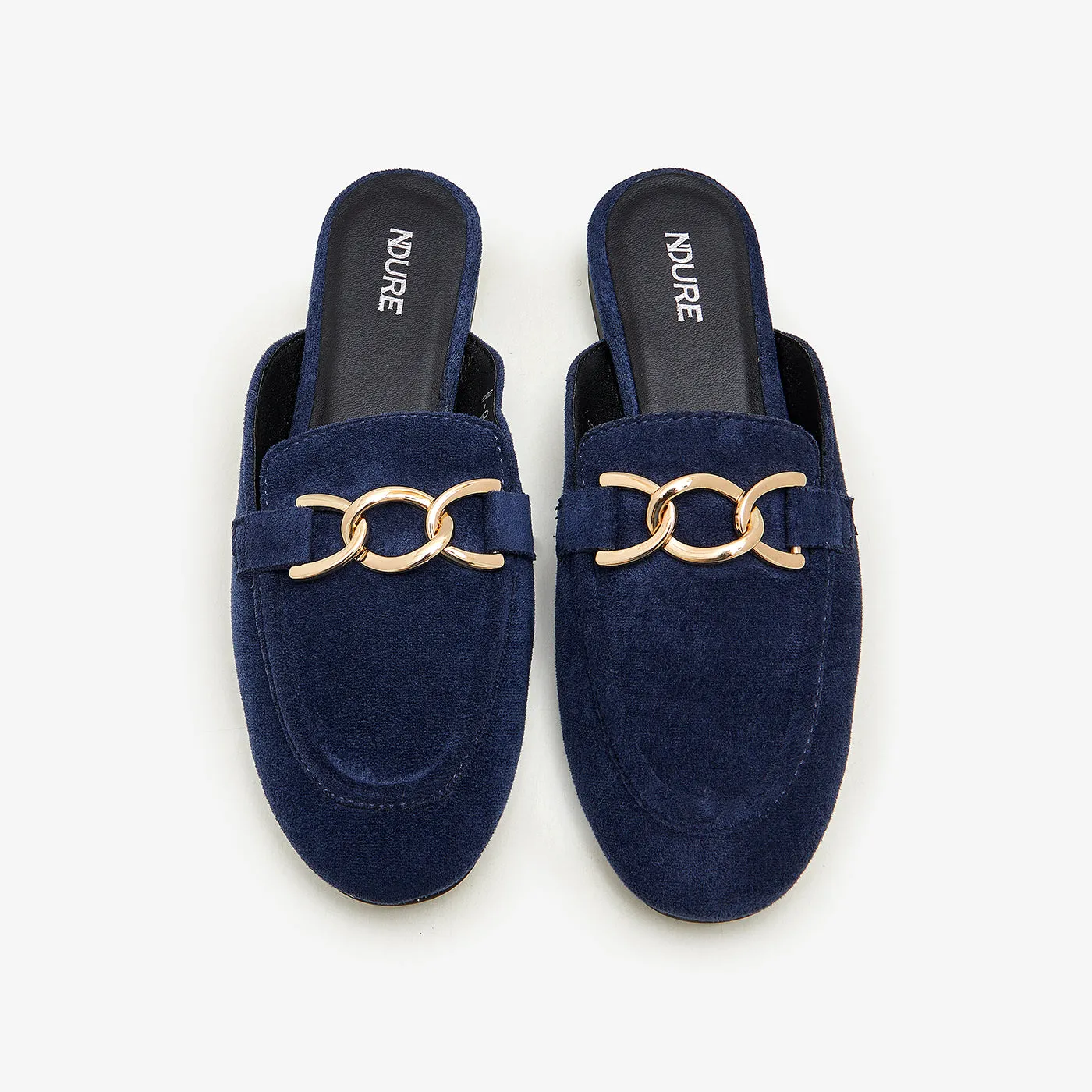 Affordable Flat Shoes Suede Mules for Women