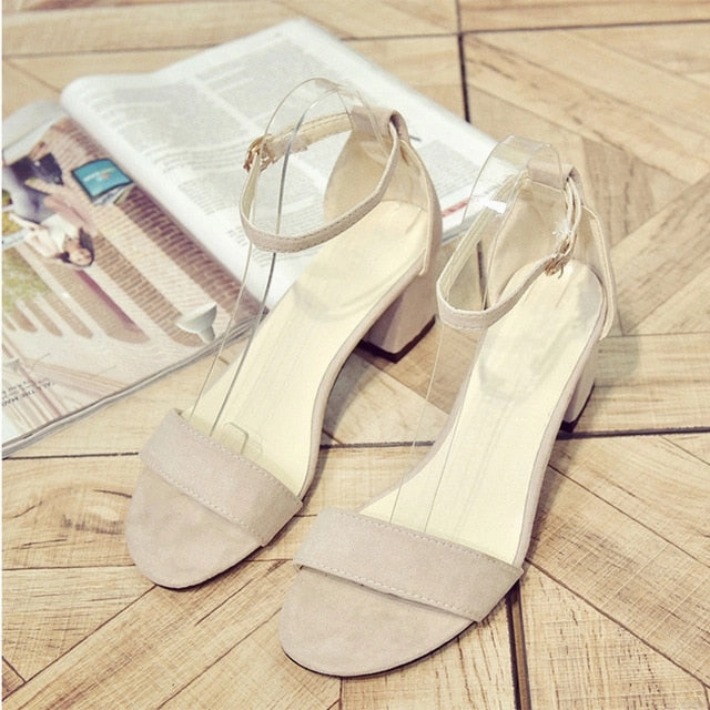 Summer Women Shoes Gladiator Buckle Strap Cover Sandals Most Comfortable