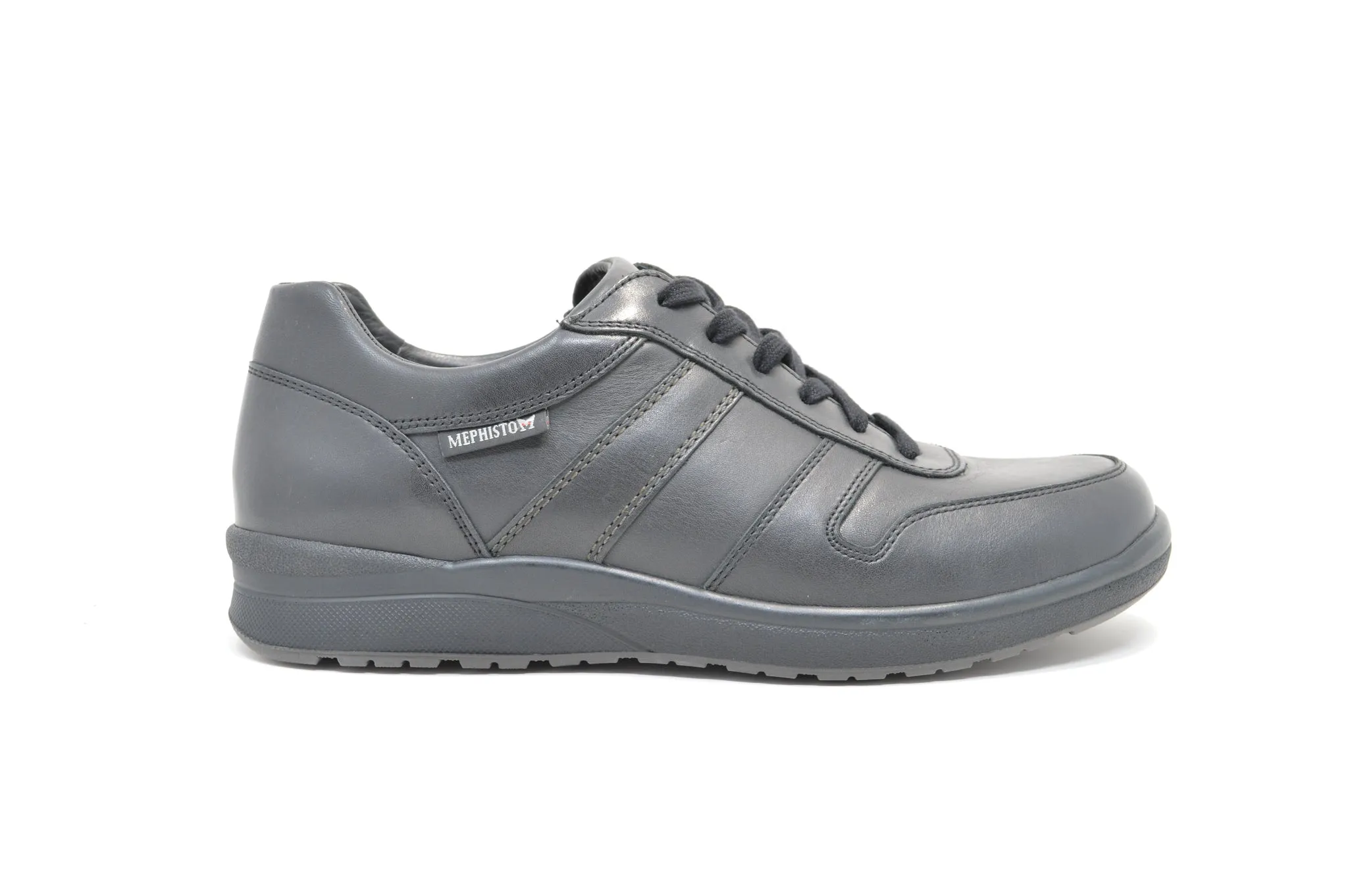 Genuine Leather Sandals MEPHISTO Vito Black