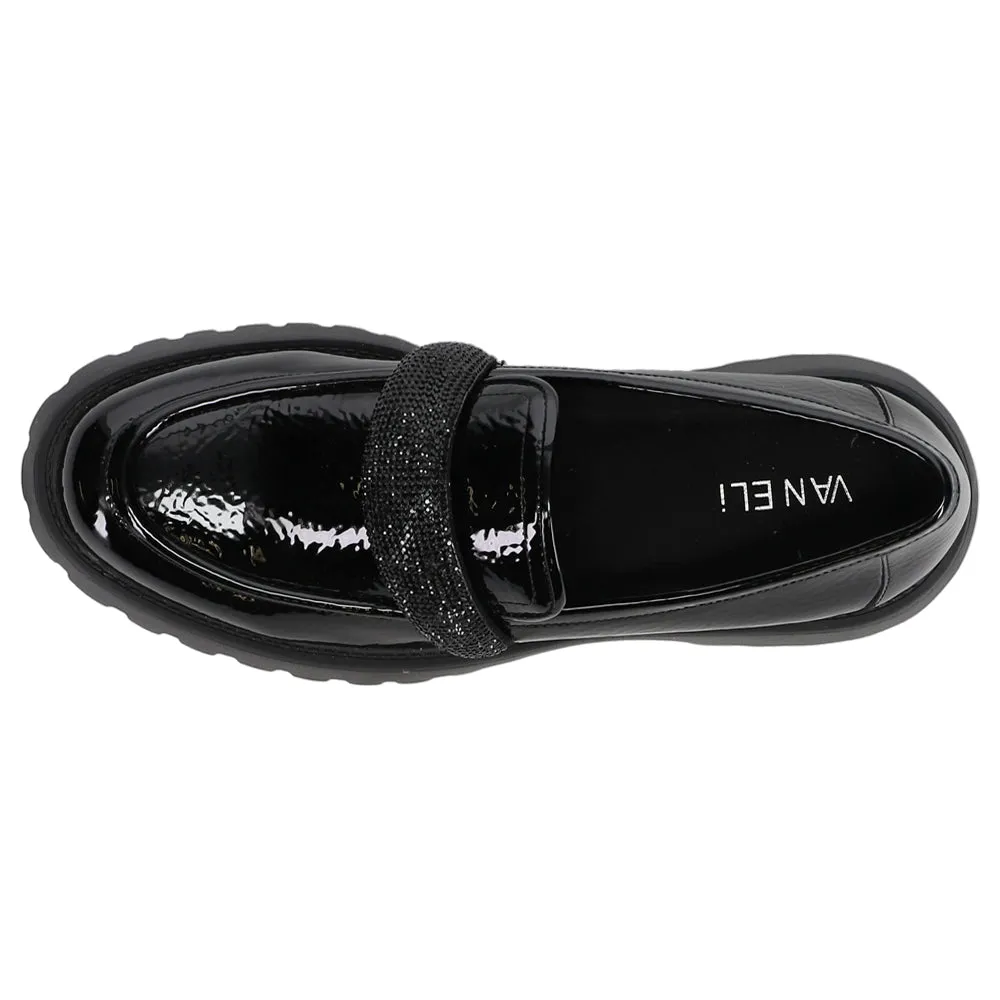 Loafers Style Zaya Rhinestone Lug Sole Loafers