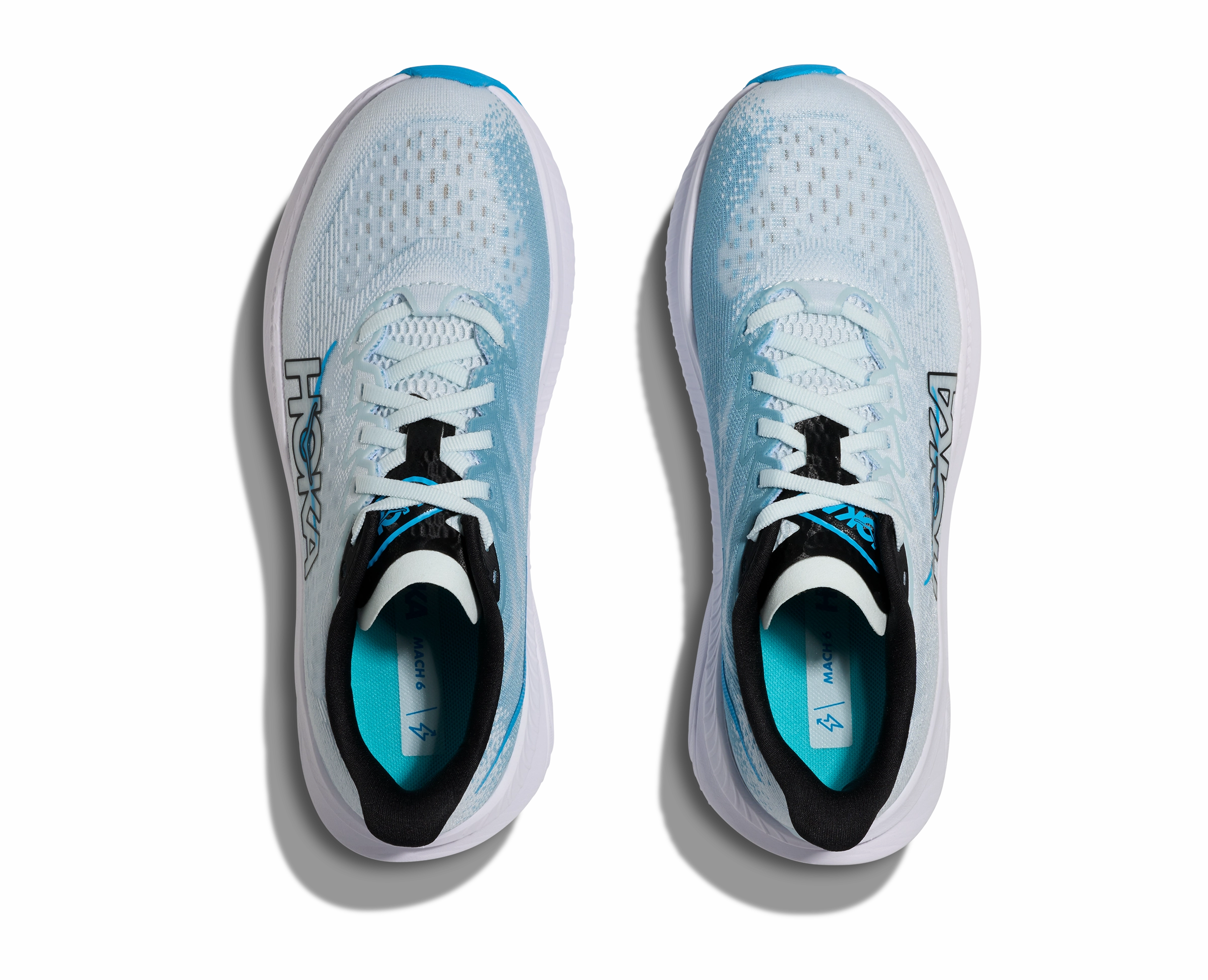 Women's Hoka Mach 6 (TUNDRA BLUE / RAINDROP) Contact