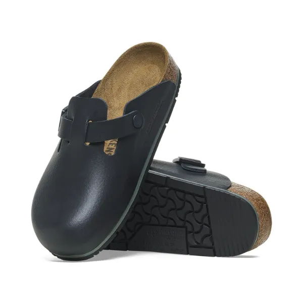 Evening Sandals Birkenstock Men's Boston Pro Leather Black