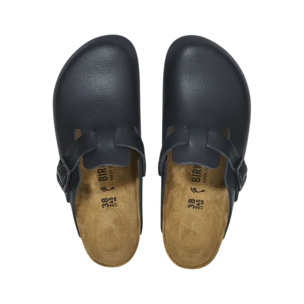 Birkenstock Men's Boston Pro Leather Black Chloe Sandals