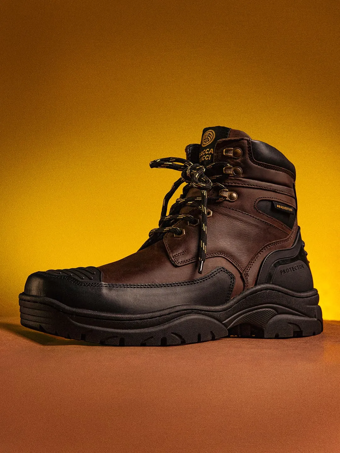 Stingray Cowboy Boots Bacca Bucci PROTECTOR Leather Motorcycle Boots for Men