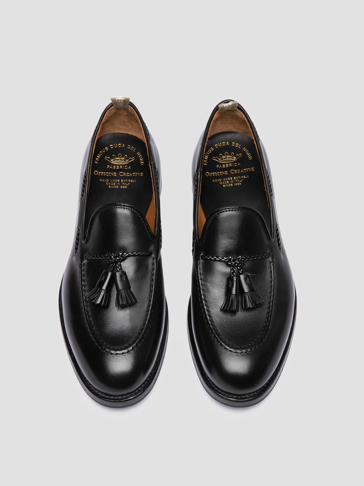IVIES 002 - Black Leather Tassel Loafers Types Of Penny Loafers