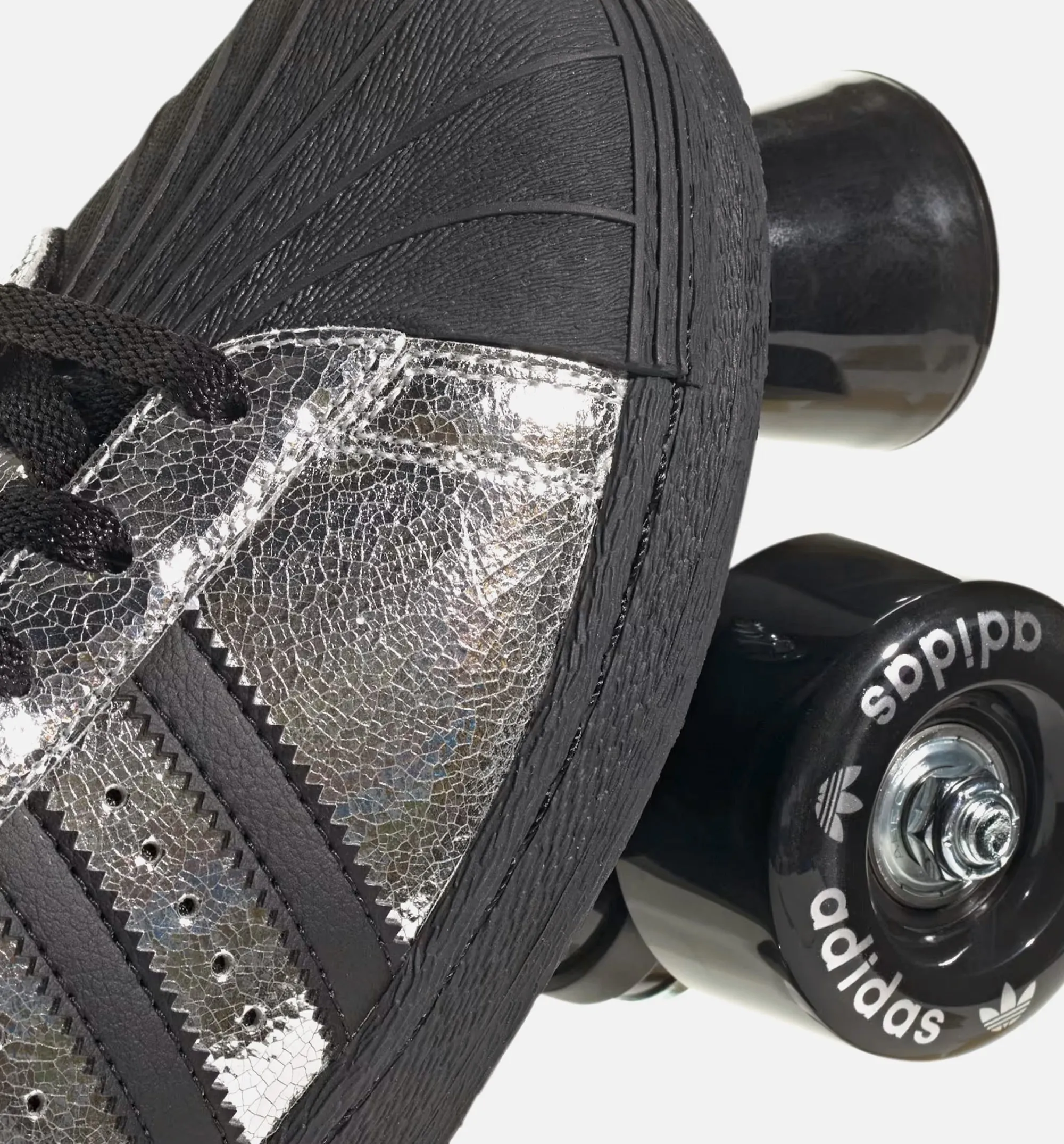 Superstar 82 Roller Skates Womens Lifestyle Shoe - Silver Metallic/Core Black/Cloud White Adidas Campus 00s Shoe Carnival