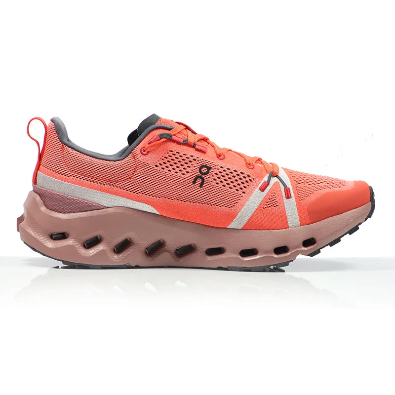 On Cloudsurfer Trail Men's Trail Shoe - Flame/Dustrose Best Running Shoe Insoles