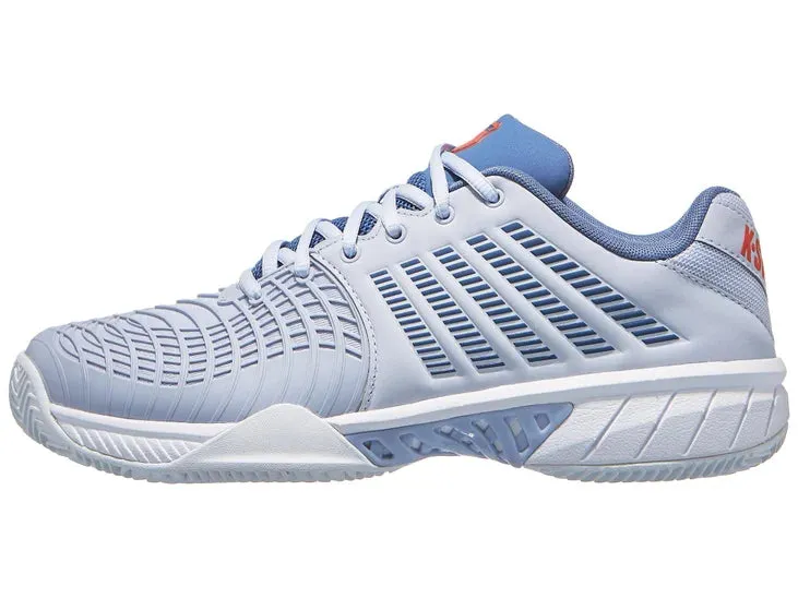 Black Girls Tennis Shoes K-Swiss Express Light 3 Clay Mens Tennis Shoe (Artic Ice/Infinity/Scarley Ibis)