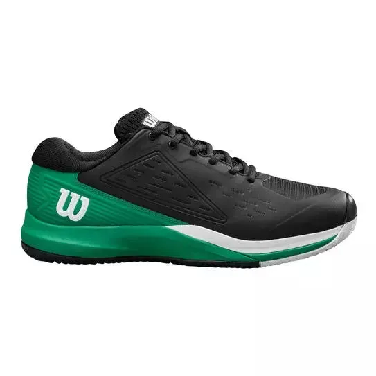 Wilson Rush Pro Ace Clay Mens Tennis Shoe (Black/Bosphorus/White) Gel Resolution Tennis Shoes
