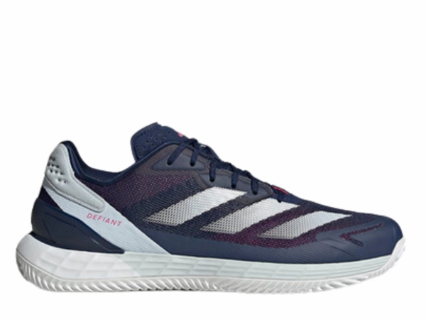 Best Tennis Shoes With Wide Toe Box Adidas Defiant Speed 2 Clay Mens Tennis Shoes (Navy)
