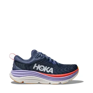 Melbourne Hoka Women's Gaviota 5 Running Sneaker in Anchor/Grapefruit