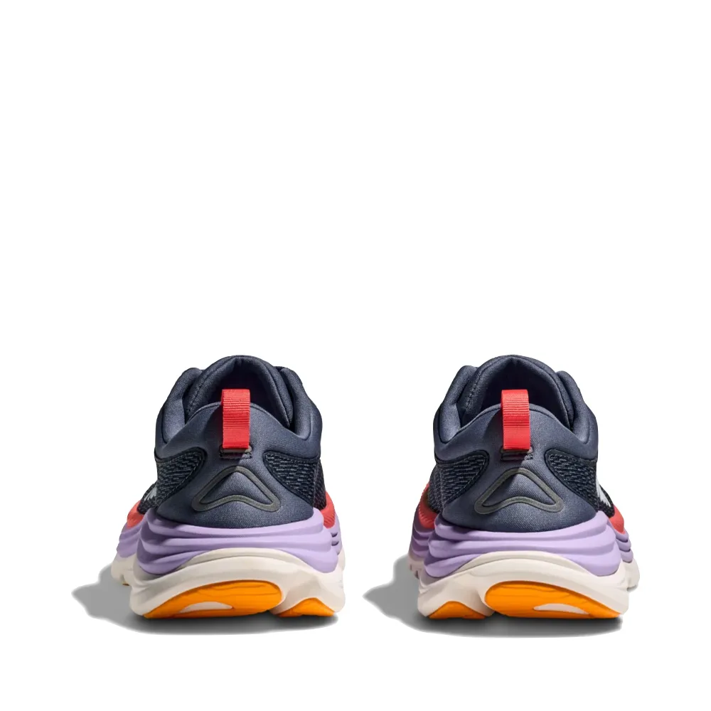 Gulfport Ms Hoka Women's Gaviota 5 Running Sneaker in Anchor/Grapefruit