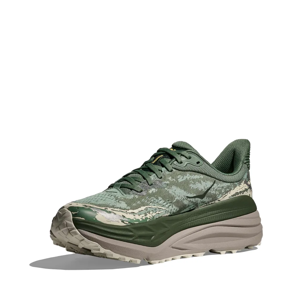 Hoka Men's Stinson 7 Sneaker in Fern/Cement Grey Stores Selling Shoes