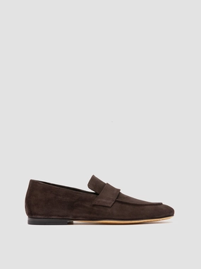 Comfortable Walking Loafers AIRTO 001 - Brown Suede Loafers