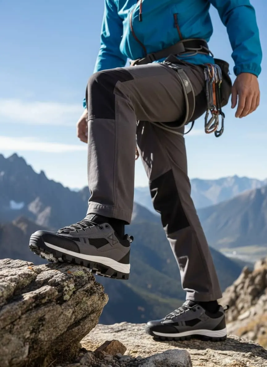 Rossignol Lightweight Hiking Shoes Bacca Bucci FOREST Low-Top Hiking Boots for Men