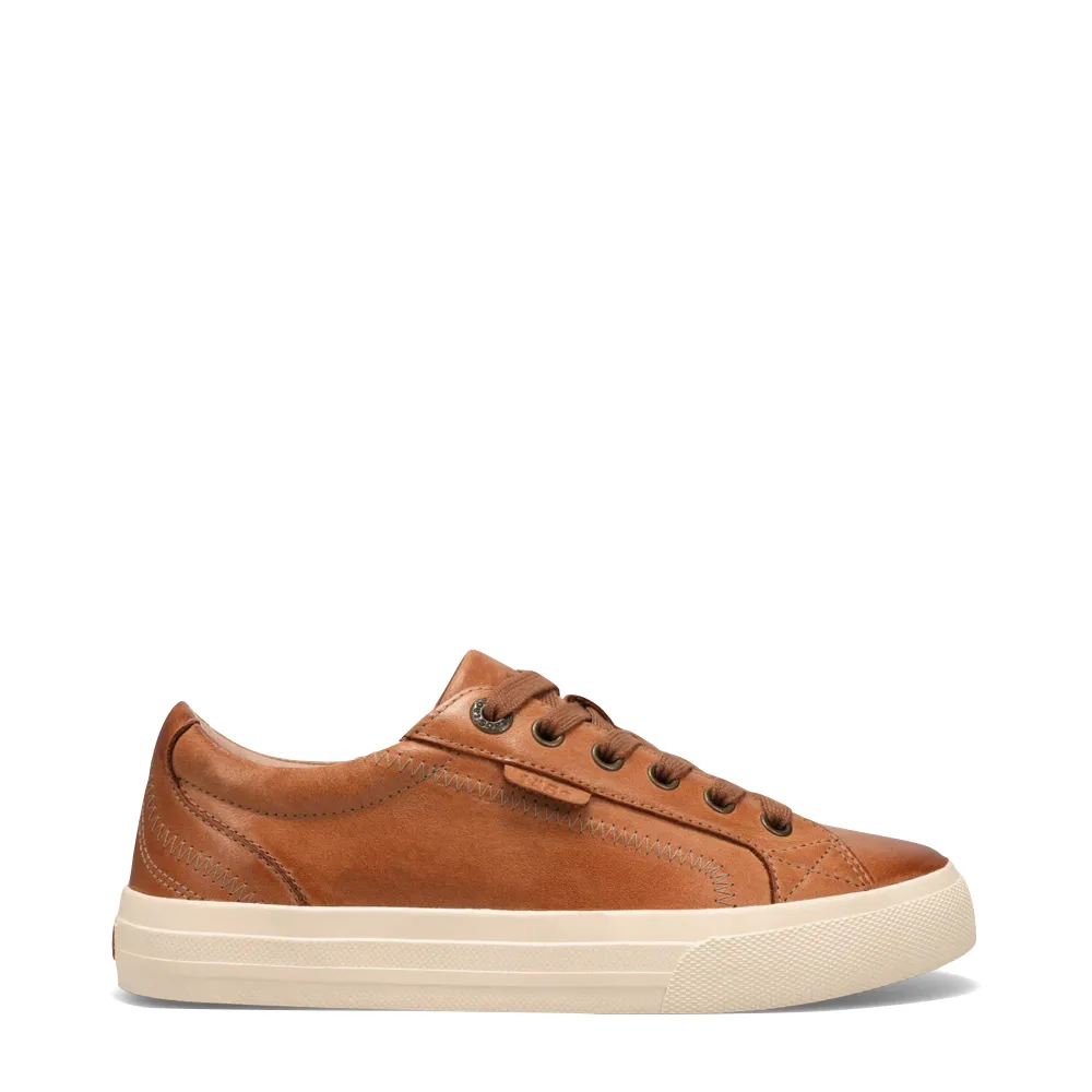 Tretorn Sneakers Shoes Taos Women's Plim Soul Lux Leather Sneaker in Caramel