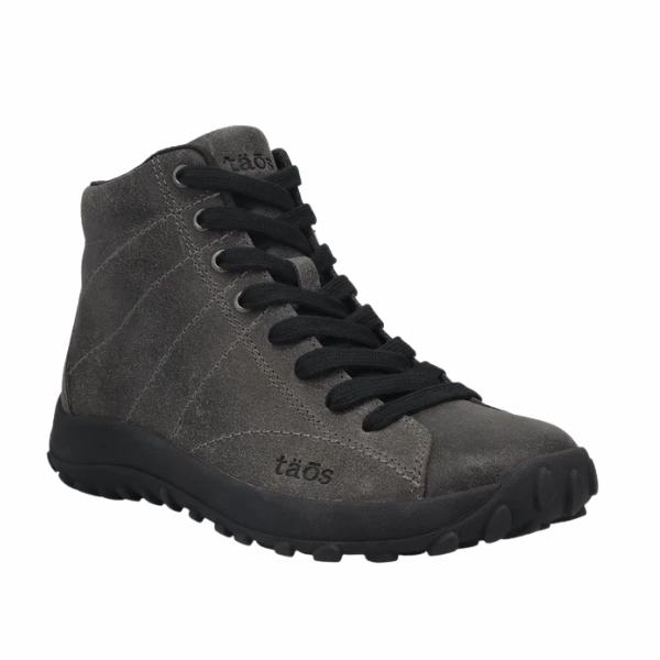 Taos Women's Trail Mix Charcoal Leather Chukka Boots
