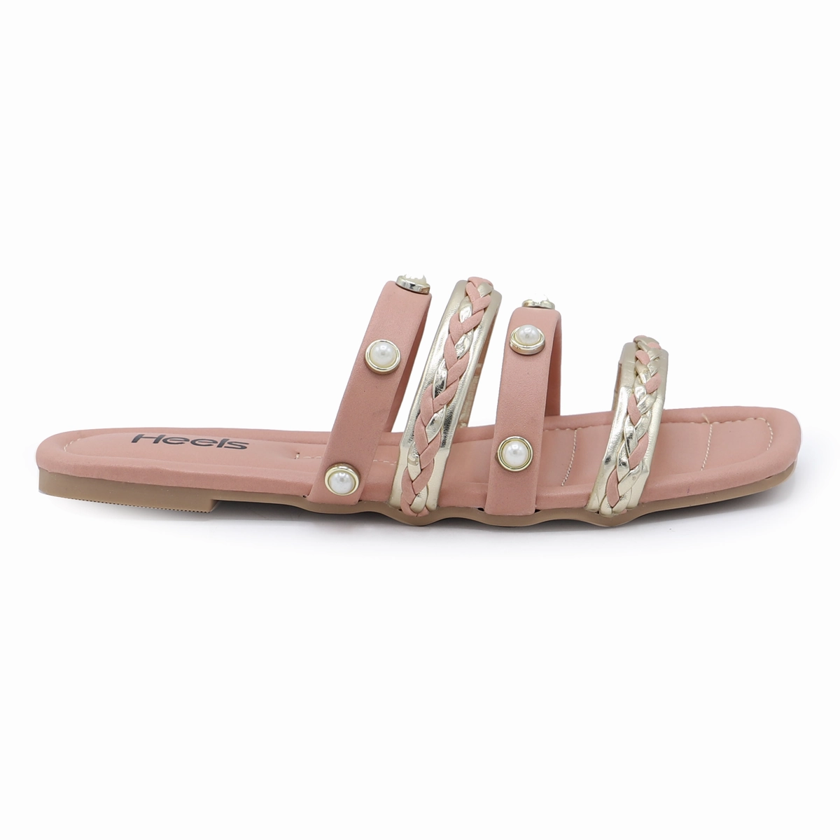 Tea Pink Formal Slipper 035278 Slides Used