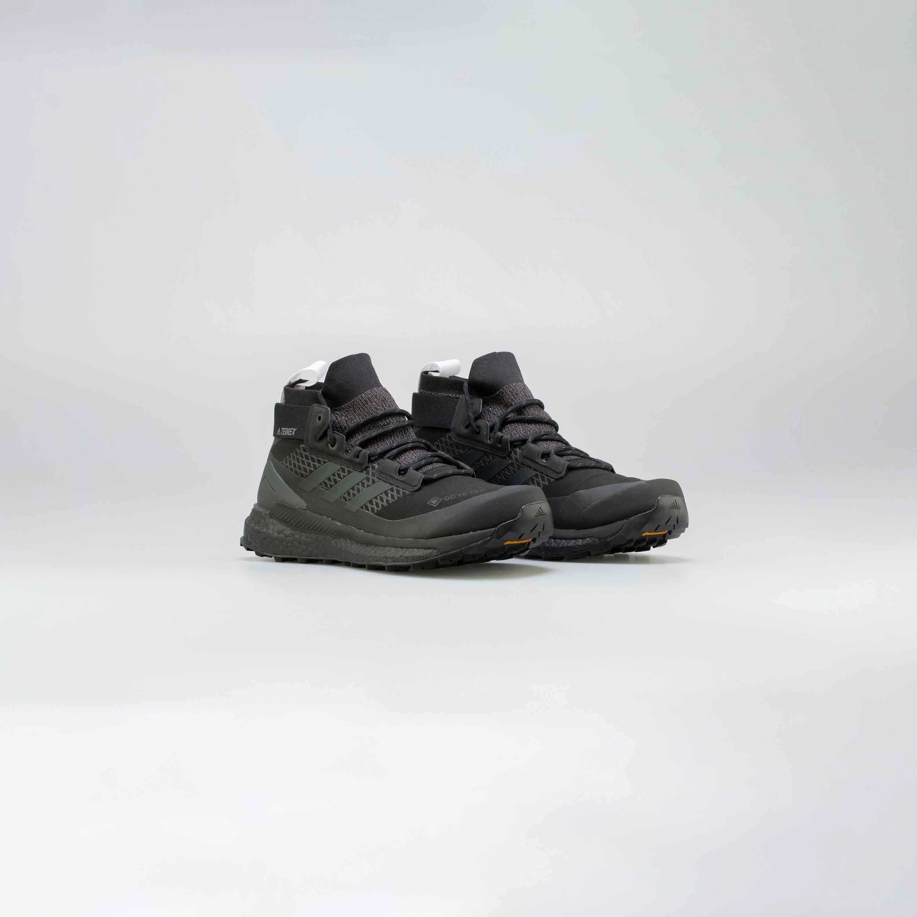 Terrex Free Hiker Mens Hiking Shoes - Black/Grey/White Boots Hiking Shoes