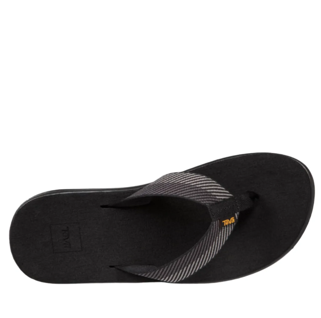 Teva Men's Voya Flip Sandal - Vori Black Gray Sandals Secrets