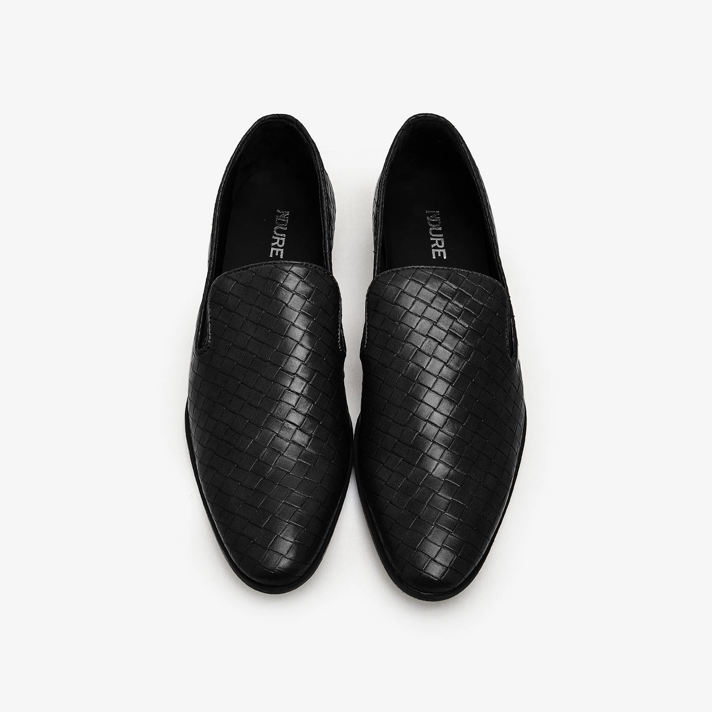Moc Toe Oxfords Textured Formals for Men