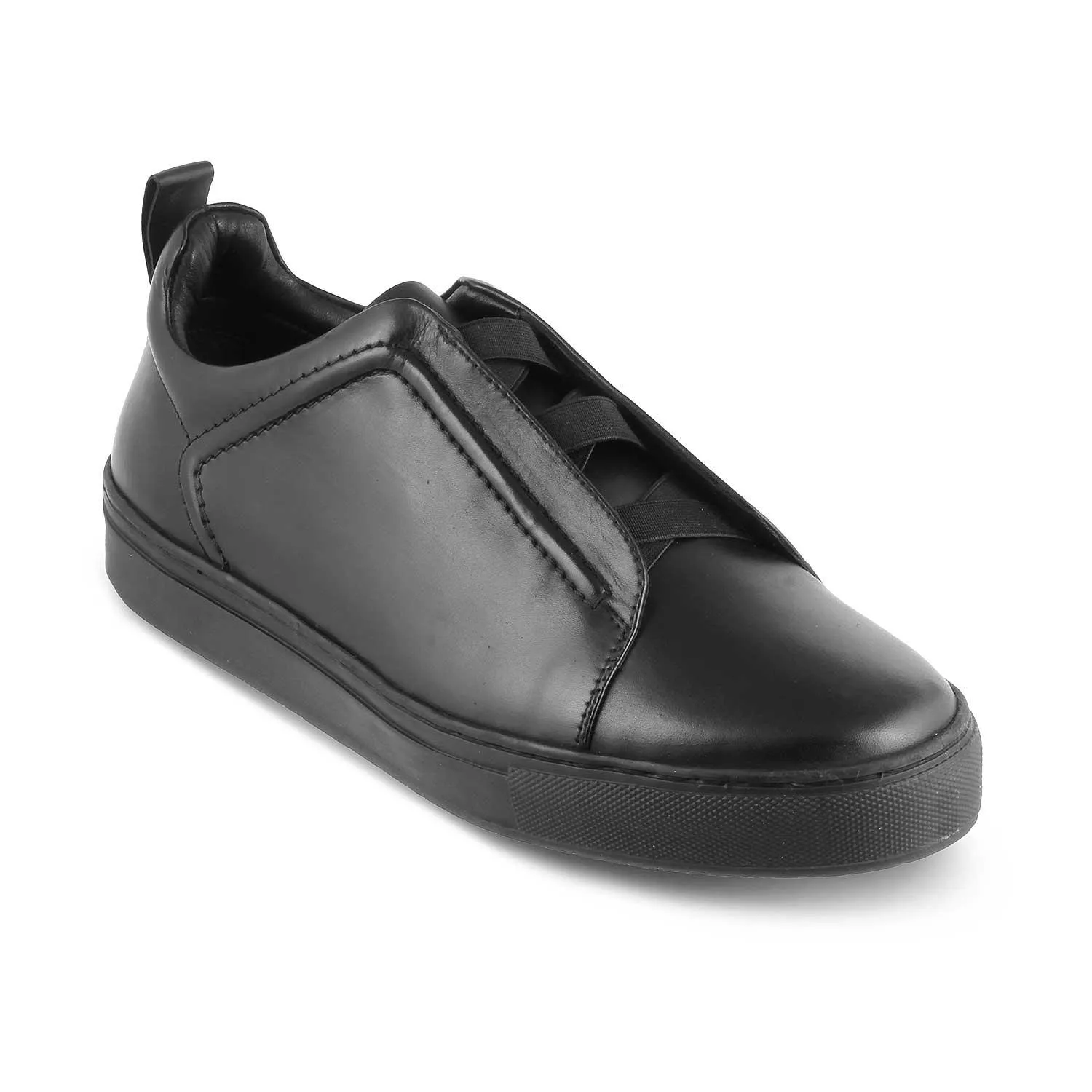 The Batistini Black Men's Sneakers Tresmode Designer Sneakers On Sale