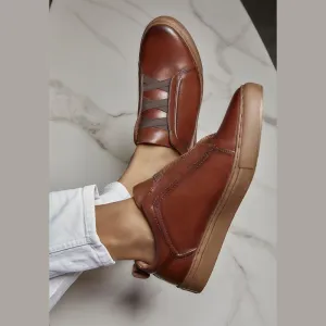 Best Sneakers To Wear With Dresses The Batistini Brown