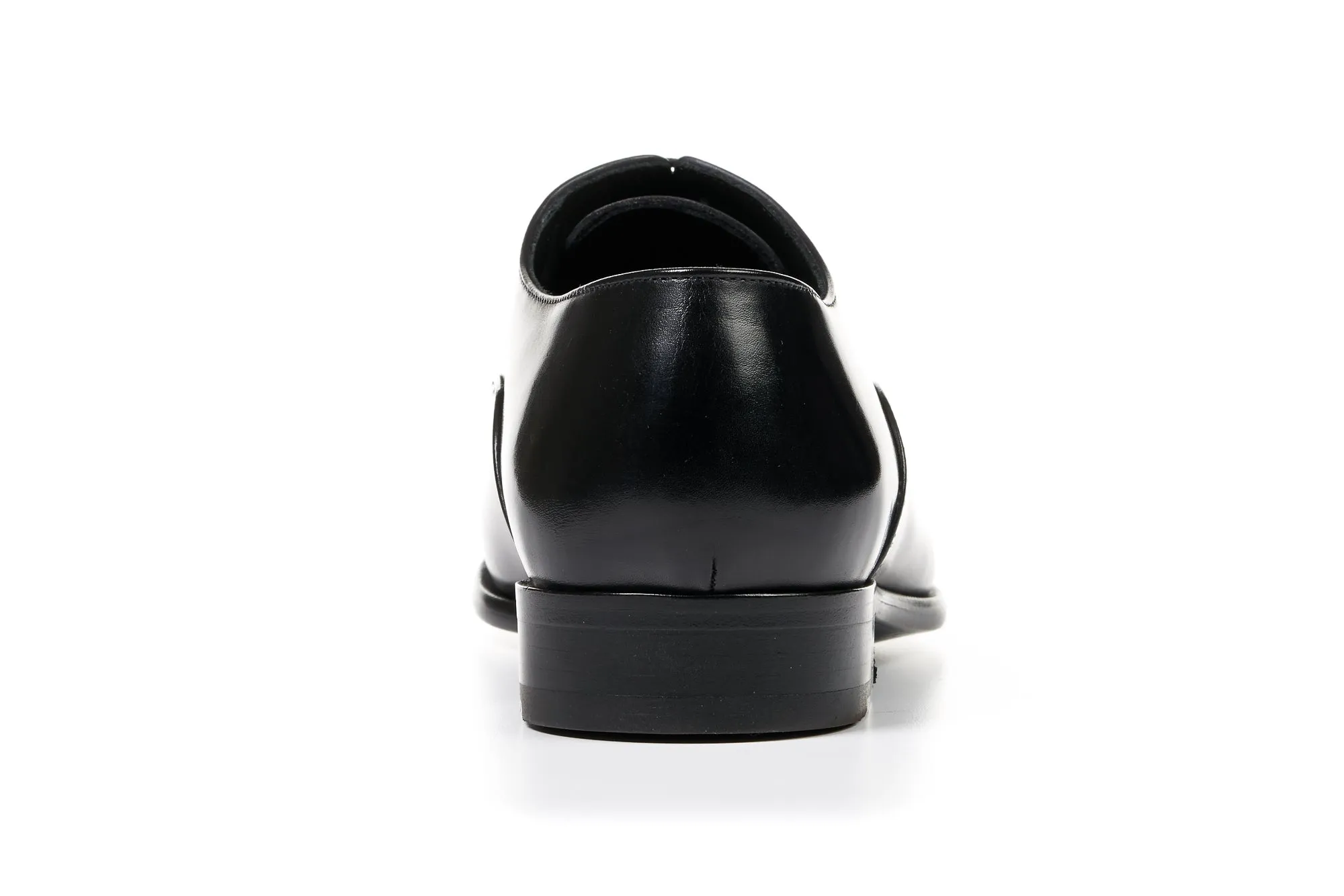 The Cagney II Stitched Cap-Toe Oxford - Nero Low Heeled Oxfords