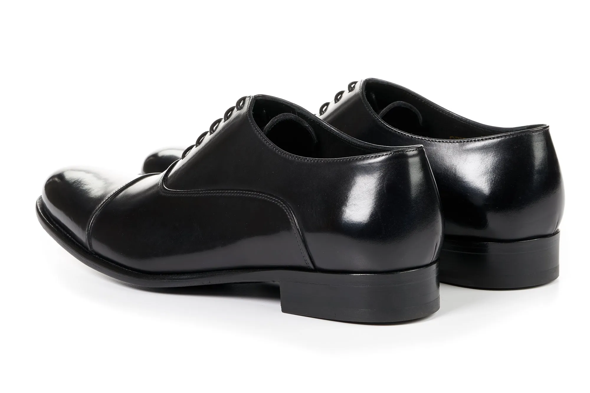 Jeffrey Campbell Oxfords The Cagney II Stitched Cap-Toe Oxford - Nero