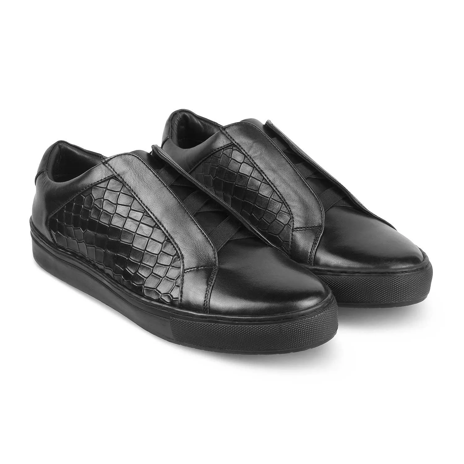 Sneakers For Very High Arches And Insteps The Crostistini Black Men's Sneakers Tresmode