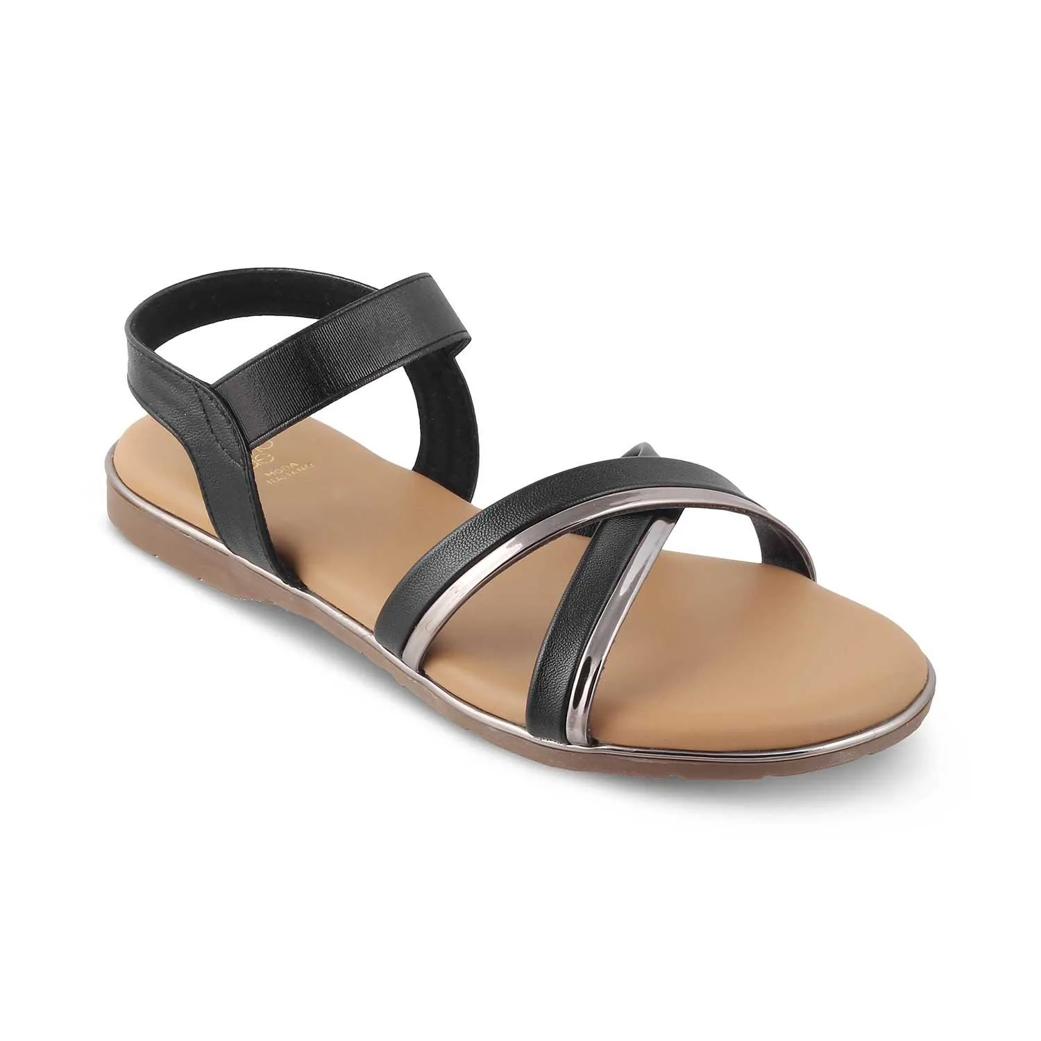 The Flashline Black Women's Dress Flats Tresmode Lightweight Running Shoes For Flat Feet