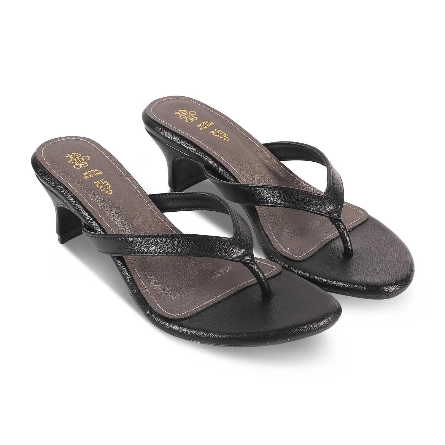 Minimal Sandals The Puglia Black Women's Dress Heel Sandals Tresmode