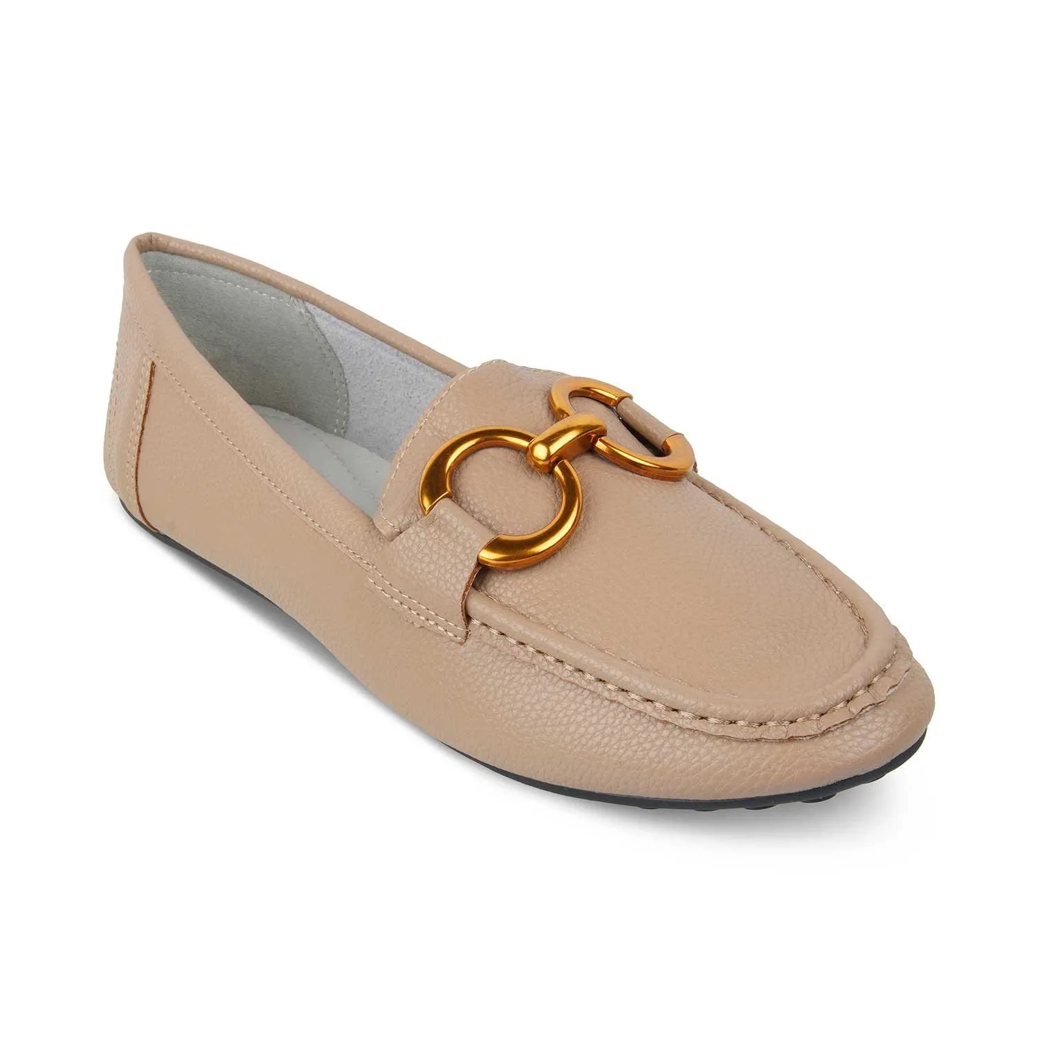 The Wigo Tan Women's Dress Loafers Tresmode Slipper Loafers
