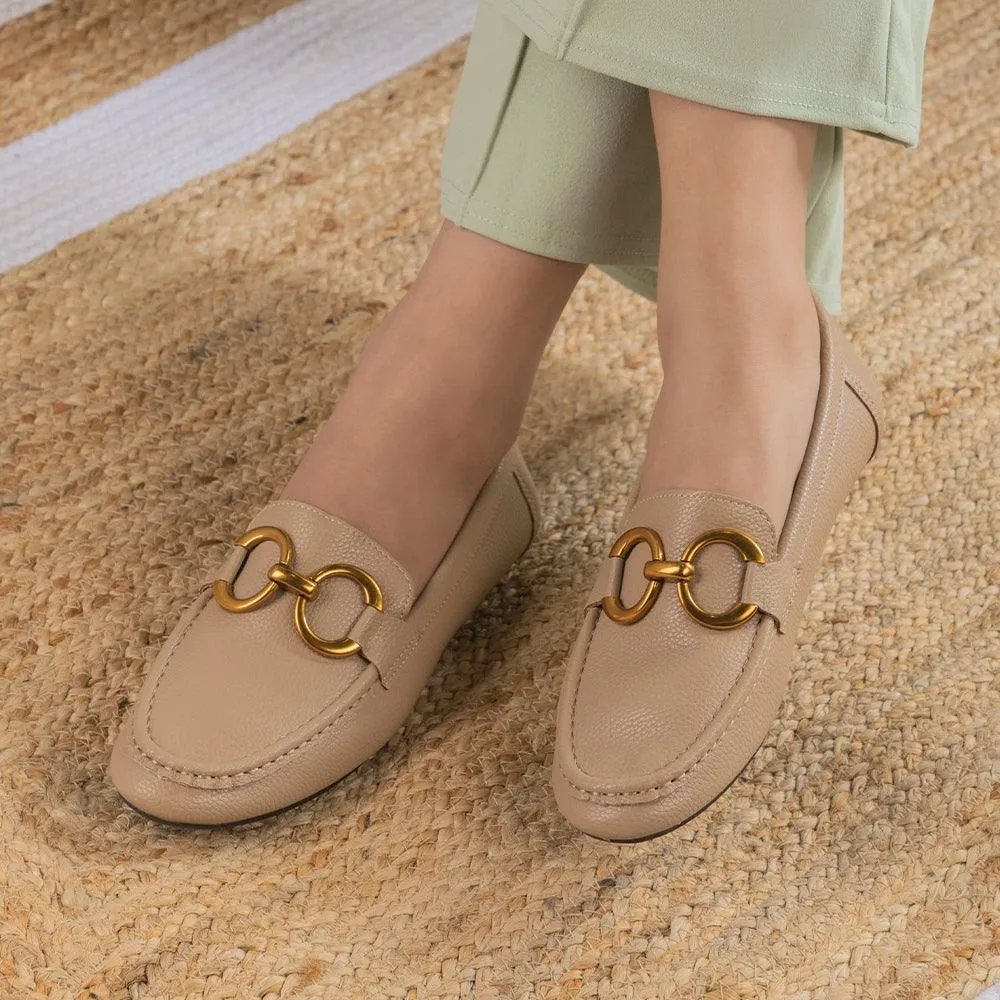 Earth Shoes Loafers The Wigo Tan Women's Dress Loafers Tresmode