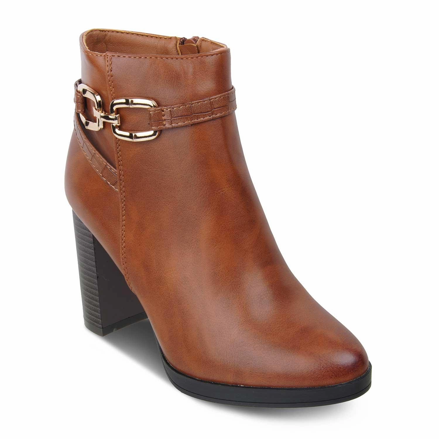 The Paris Camel Women's Ankle-length Boots Tresmode Santa's Boots