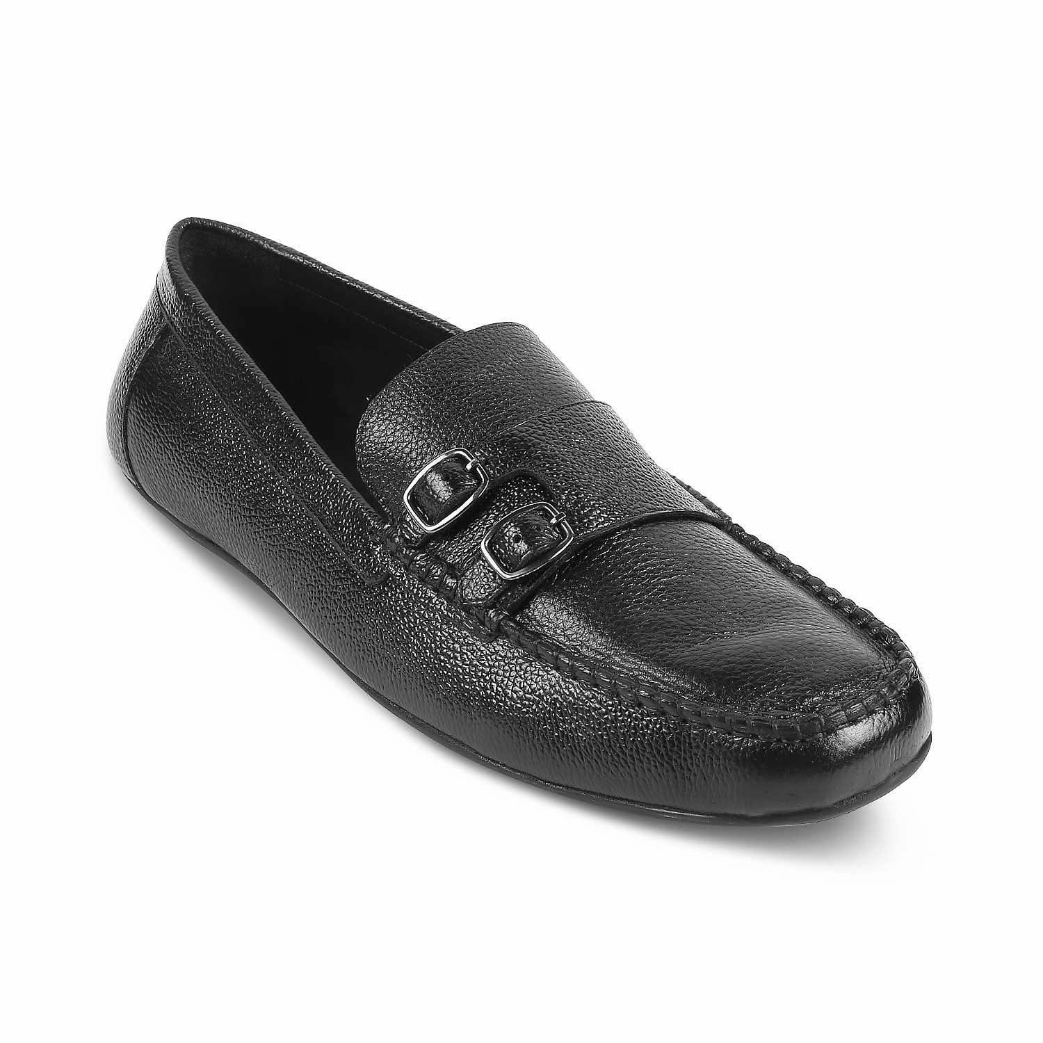 The Roby Black Men's Double Monk Shoes Tresmode Dior Monogram Loafers