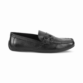 Loafers Famous Footwear The Roby Black Men's Double Monk Shoes Tresmode