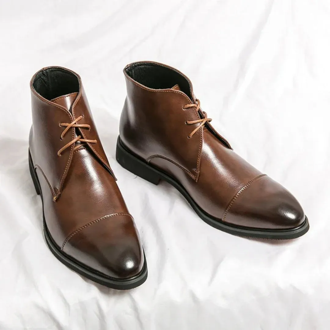 Thiago Royale Leather Boots Minnetonka Boots