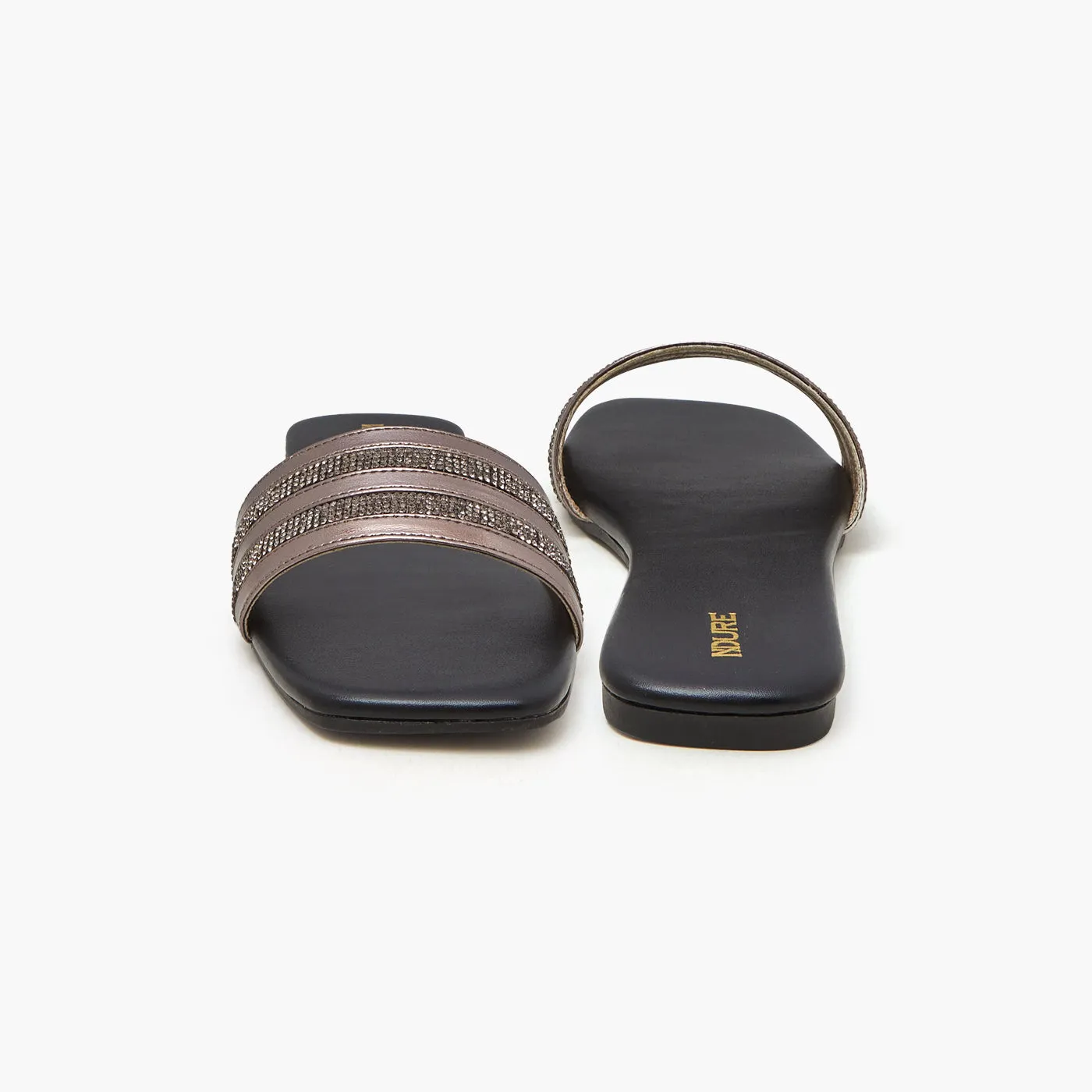 Women's Blingy Chappals Shoe Orthotics For Flat Feet