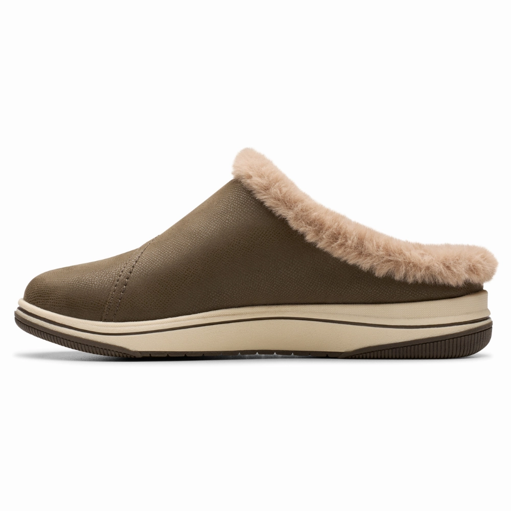 Shark Slippers Target Clarks Breeze Myth Dark Olive Clog (Women's)